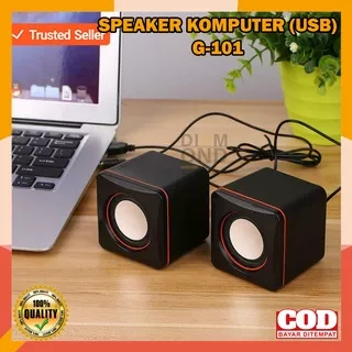 SPEAKER KOMPUTER PC LAPTOP NOTEBOOK USB MINI / SPEAKER USB MINI MULTIMEDIA / SPEAKER G101 MULTIMEDIA 2 SISI