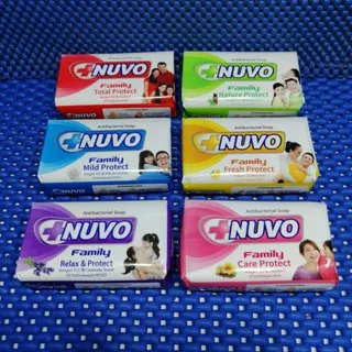 nuvo family 76gr total/fresh/nature/mild/care/relax protect sabun mandi batang