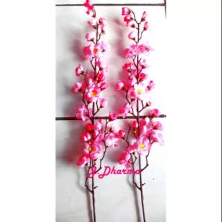Bunga SAKURA artificial Bunga Meihua Imlek / Hias hiasan rumah / Dekorasi Lebaran Idul Fitri (S)