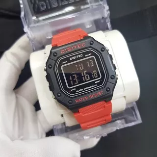 BESTSELLER JAM TANGAN SPORT DIGITAL ORIGINAL DIGITEC DG 3087 RED