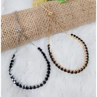 Gelang Serut Permata Lapis Emas Perhiasan Xuping L8