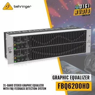 Graphic Equalizer 31 Band Behringer FBQ6200HD - Ekualiser Equaliser EQ dengan Feedback Detection