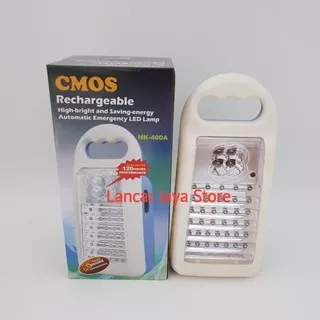 Lampu Emergency Cmos HK400A (Putih) Original