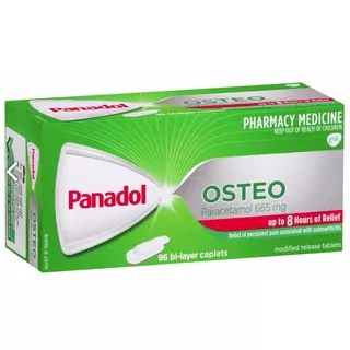 Panadol Osteo Osteoarthritis Paracetamol Pain Relief 96 Caplets IMPORT AUSTRALIA