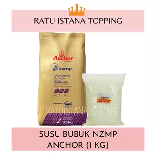 NZMP SUSU BUBUK FULL CREAM IMPORT-WHOLE MILK POWDER-SUSU BUBUK ANCHOR 1KG