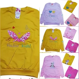 Sweater Anak Perempuan 8-15Tahun/Sweater Anak Perempuan Import/Kaos Anak Perempuan Lengan Panjang/Switer Murah Anak Perempuan