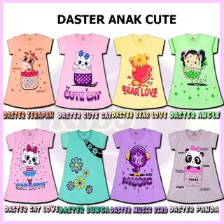 Daster Harian Anak Lucu Usia 2 3 4 5 6 Tahun Daster Anak Murah Dress Harian Anak