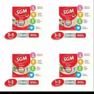 SGM Eksplor 1+ / 3+ / 5+ Vanila / Madu / Coklat 900gr