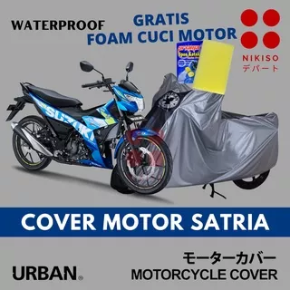 SALE Sarung Motor Satria FU | Cover Motor Satria FU | Selimut Motor Satria FU | Mantel Motor Satria FU | Penutup Motor Satria FU Vario Beat Scoopy Fino Mio PCX NMAX Ninja 250 RX King