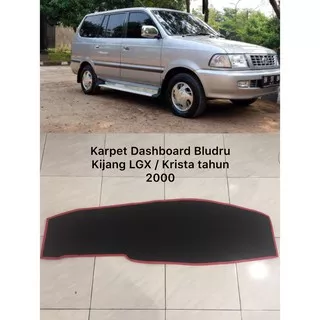 Karpet Dashboard Bludru Mobil Kijang Long/LGX/Krista Alas Cover Dasbor Brudu Mobil Kijang Long