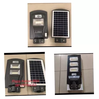 Lampu jalan pju led solar sel panel surya matahari 20w 40w 60w 20 40 60 watt solar cel matahari led