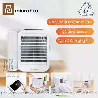 MICROHOO Mini Air Conditioner Fan Personal Portable