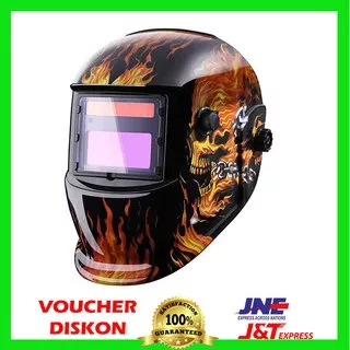 Helm Las Otomatis Auto Darkening Welding Helmet - Helm Pekerja Las