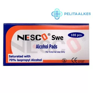 Tisu Alkohol / Alkohol Swab NESCO 100pcs