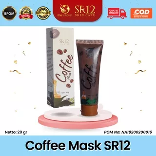 SR12 Coffee Mask Tube Mengatasi Jerawat 20gr BPOM. Masker Kopi Tube  SR12