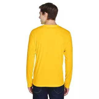 KUNING KUNYIT LENGAN PANJANG LONG SLEEVE KAOS POLOS KATUN COMBED 30s PRIA & WANITA  - PLS