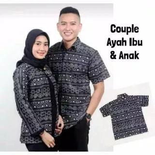Bisa cod - BILDA baju batik couple keluarga modern anak muda muslim modis