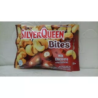 SILVERQUEEN BITES 35 GRAM CASHEW / SILVERQUEEN BITES ALMOND / COKELAT SILVERQUEEN / SILVERQUEEN