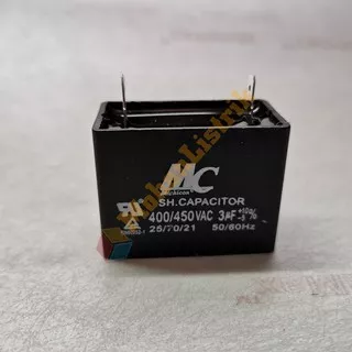 Kapasitor MC 3.0uf 400/450VAC Segi Kotak