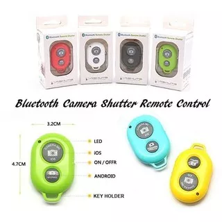 Tomsis Bluetooth Remote Shutter Android iOS iPhone Tombol Narsis  - THE RITZ