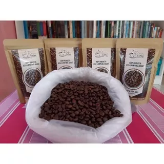 (Coffee Powder / Kopi Bubuk) Kopi Robusta Asli Lampung Barat 100% Kopi Asli Kualitas Terbaik Netto : 200 Gram