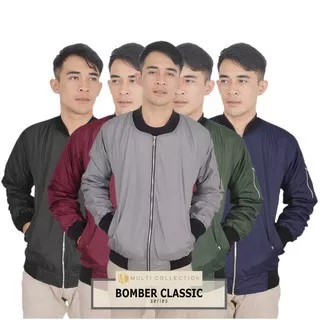 JAKET BOMBER CLASSIC | jaket pria | jaket bomber pria | jaket korea | grosir jaket bomber bandung