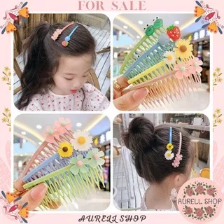 (COD) 1PCS Fashion lady accessories Korean hair comb sweet cute girl cartoon hairpin