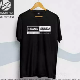 Kaos distro orang sunda dewasa dan anak