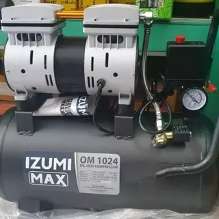 Mesin Compressor oilles/kompressor oilles angin 1 HP 24L OM1024 IZUMI