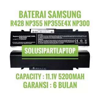 Baterai SAMSUNG NP300 NP305 NP355 NP355E4X R428 R470 R478 R480