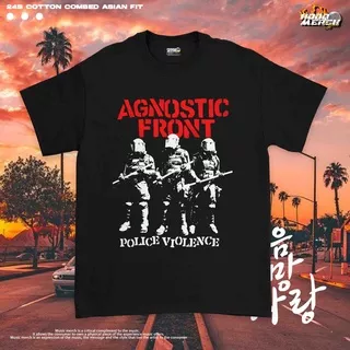 KAOS BAND AGNOSTIC FRONT - POLICE VIOLANCE / BAJU PUNK AGNOSTIC FRONT