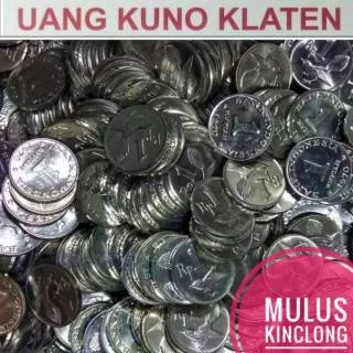 Rp 1 rupiah 1970 burung srikatan uang kuno koin masih kinclong mahar