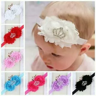 Bando bayi/bando baby/bando anak/bandana/bandana bayi/bandana anak/baby headbad/headband/bando crown