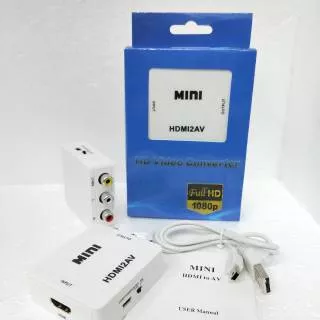 MINI BOX HDMI2AV / HDMI TO AV RCA CONVERTER ADAPTOR / MINI HDMI2AV
/ RCA CONVERTER ADAPTER
