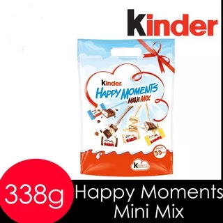 Coklat KINDER Happy Moments Mini MIx 338gram isi 55pcs - Terenak Termurah