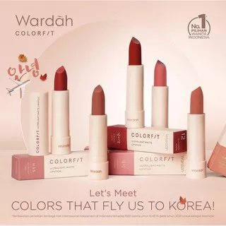 Wardah Colorfit Ultralight Matte Lipstick Korea Edition Lipstik Wanita Kekinian Lipstik Wanita Terbaik