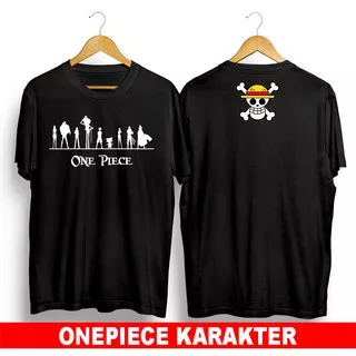 KAOS ONE PIECE BIG SIZE STRAWHAT MUGIWARA PIRATES CREW LUFFY DISTRO PDS