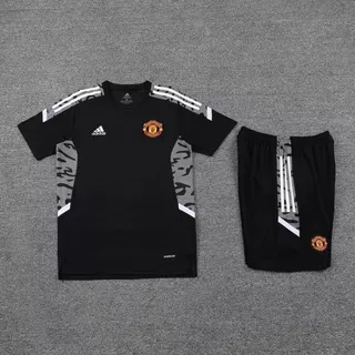 JERSEY MU TRAINING HITAM 2021 2022 BAJU BOLA JERSEY FUTSAL + CELANA