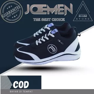 Sepatu Shoes Spatu OlahRaga Badminton Bulutangkis Senam Volly Joging Main Jalan Jalan Santai Kuliah Wanita Perampuan Cewek Cewe Pria Laki Laki Cowok Cowo Dewasa Kekinian Casual Santai Murah Ori Original Keren Terbaru JOEMEN J 58 A.34