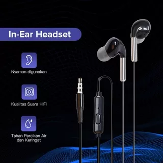 ?NEW?Wired Headset Earphone/ Bass Stereo Earphone /Wired Headphone With Mic Universal Phone/white