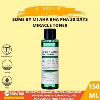 SOME BY MI Aha Bha Pha 30 Days Miracle Toner / toner / toner jerawat / acne toner / toner some by mi / AHA / BHA / toner some by mi ori / toner some by mi murah / toner some by mi original / toner some by mi bpom / toner some by mi halal / toner wajah