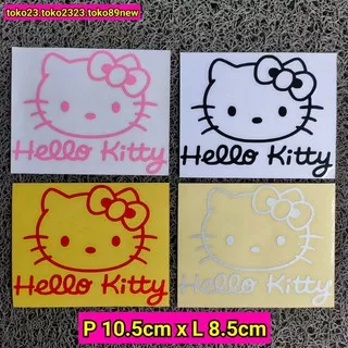 stiker cutting hello kitty stiker motor stiker lucu