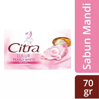 Citra Sabun Lulur Pearly White 70 Gr - Sabun Mandi Citra 70 gr - Sabun Batang Citra Pink