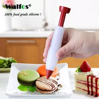 PEN DEKORASI CHOCOLATE MAYO KECAP KUE CAKE Bento pen tulis kue kering COKLAT KECAP icing kastangel Pena Menghias Kue - Pen Food Silicon - Food Decorating Pen - Food Drawing Pen - Pen Makanan Kue