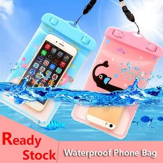 Cartoon Waterproof CellPhone Pouch Bag Underwater Swimming Phone Case