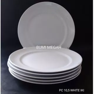 Piring Makan Keramik Ceper 10.5inch KP by indo keramik (6pcs)