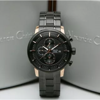 ORIGINAL GARANSI RESMI JAM TANGAN PRIA ALEXANDRE CHRISTIE ROSEGOLD BLACK RANTAI STAINLESS STEEL ARLOJI WATCH COWOK ALEXANDER CRISTIE LAKI ROSEGOLD HITAM AC6323 AC 6323