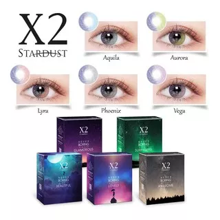 X2 STARDUST NEVER BORING ALWAYS GLAMOROUS CONTACT LENS
