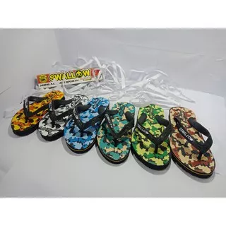 Sandal Anak - Sendal Swallow - Anak Laki-Laki Cowok Swallow Army Kids