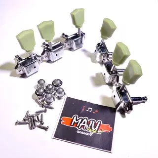 dryer tuning machine pegs puteran pemutar senar gitar kluson vintage 3R 3L les paul LP SG style